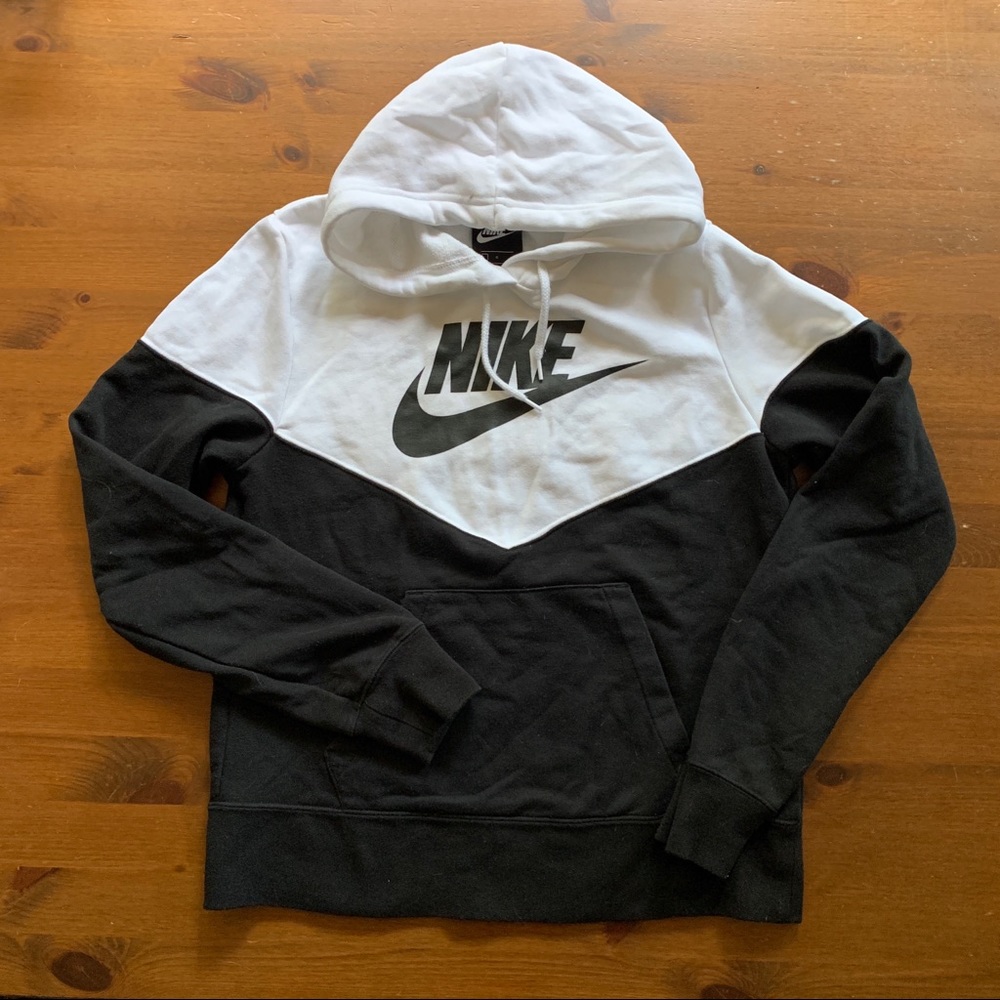 Nike Black & White Hoodie